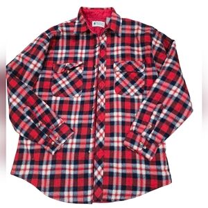 Vintage Northwest Territory‎ Red Plaid Jacket Shacket Warm Size L